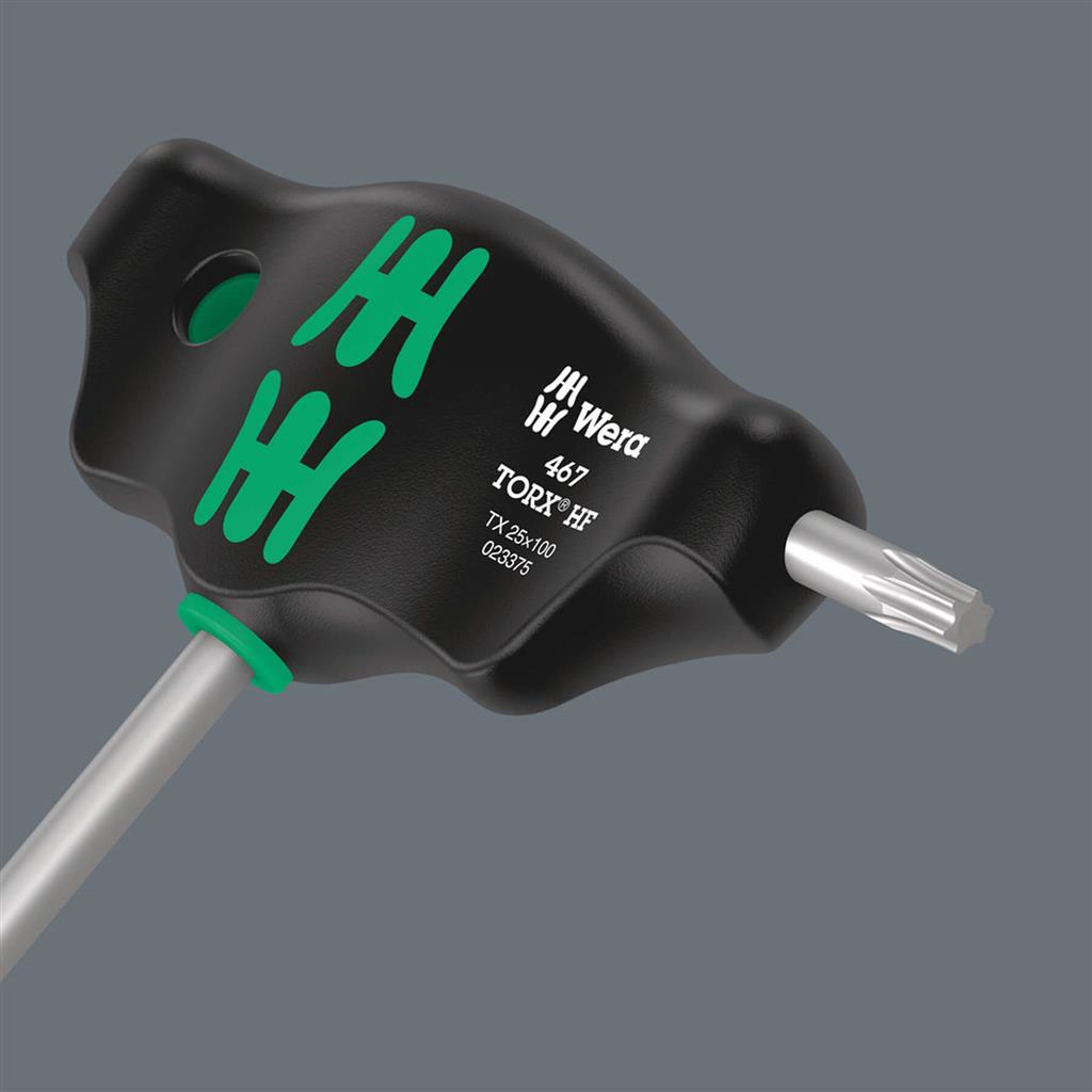 Wera 05023450001 454 HF Hex-Plus T-Handle Metric Screwdriver Set (7-Piece)