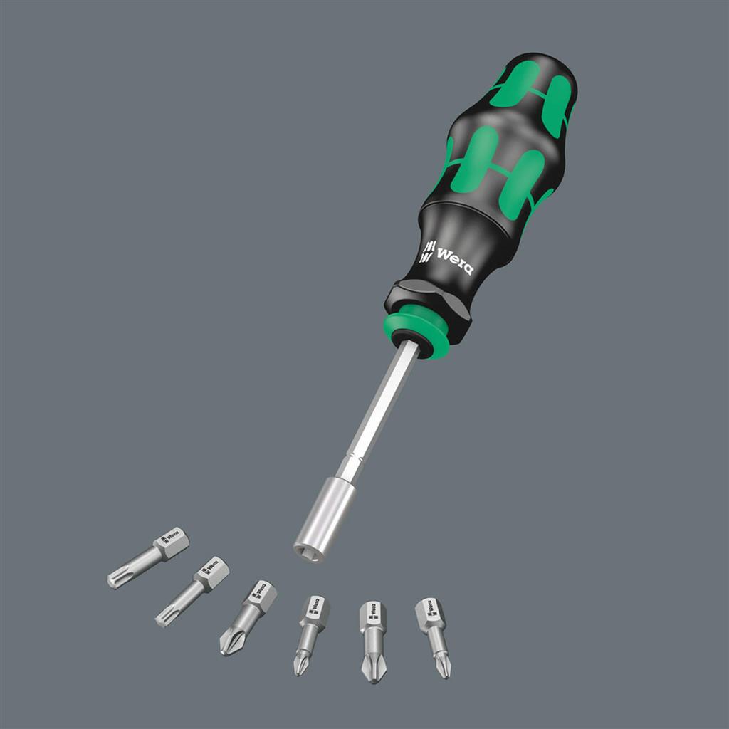 Wera 05073240001 Kraftform Kompakt 28 SB Combination Screwdriver with Magazine