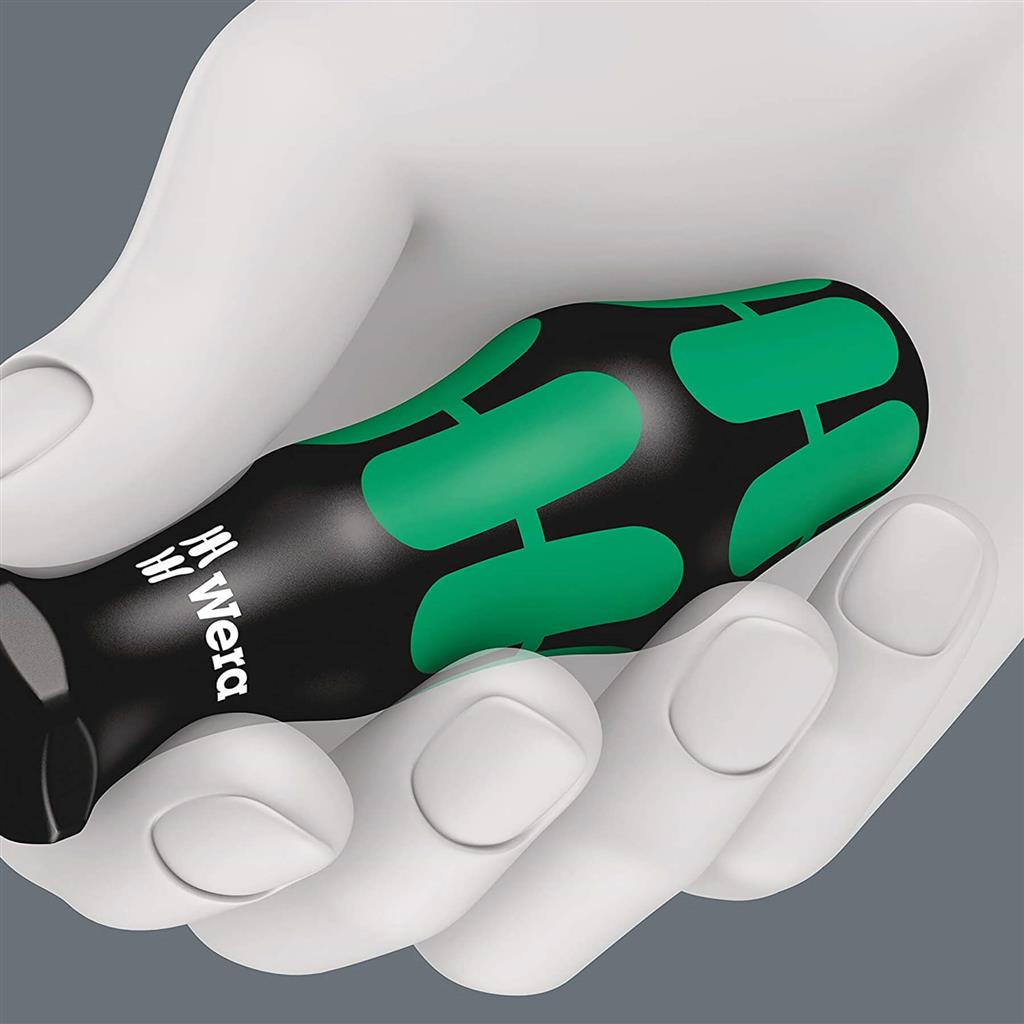Wera 05105650001 334/6 Kraftform Plus Screwdriver Set with Rack (6-Piece)