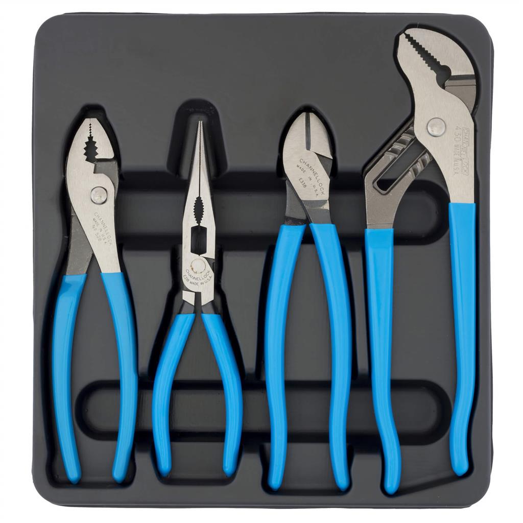 CHANNELLOCK PC-41 Professional's Choice Pliers Set (4-Piece)