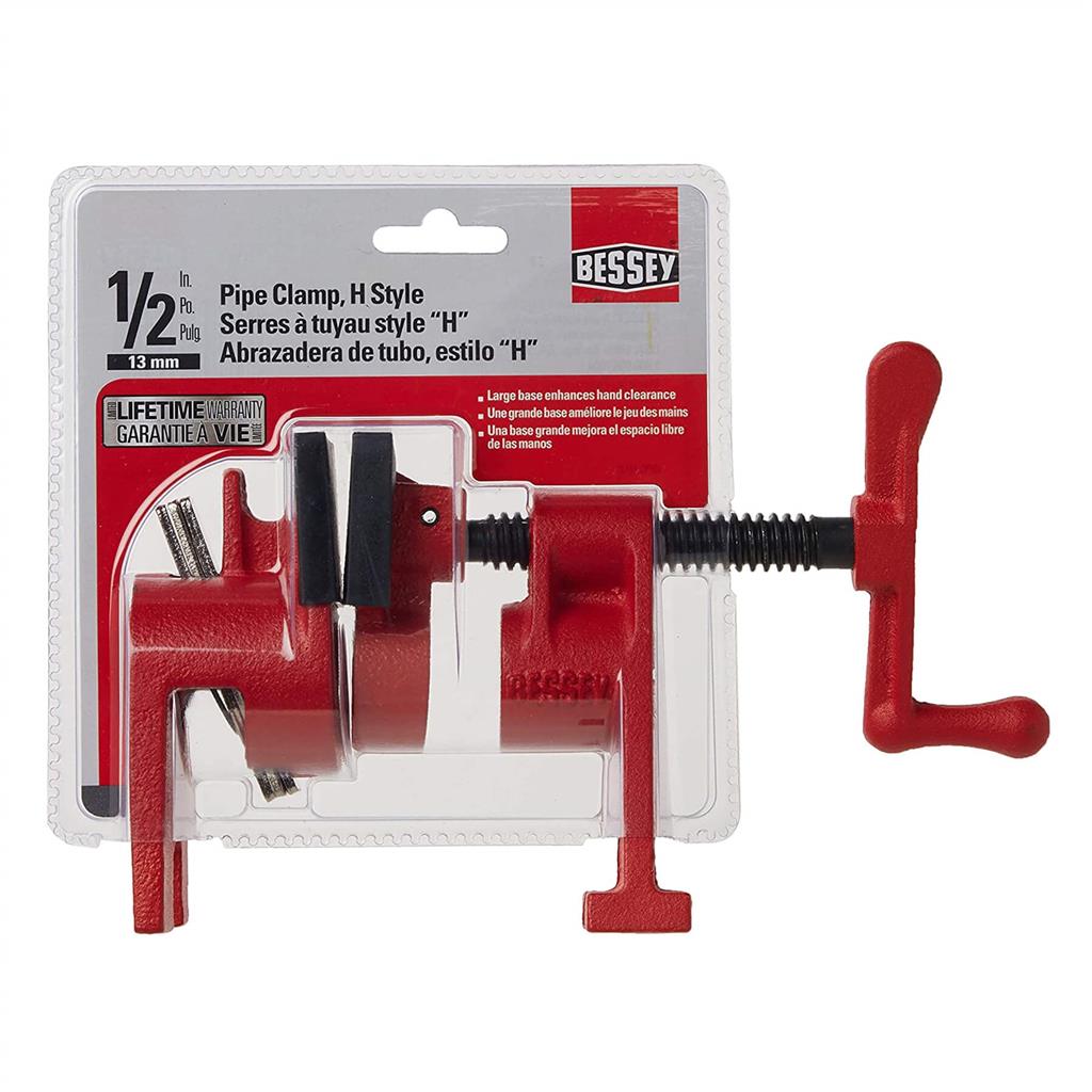 Bessey BPC-H12 1/2 in. H-Style Pipe Clamp
