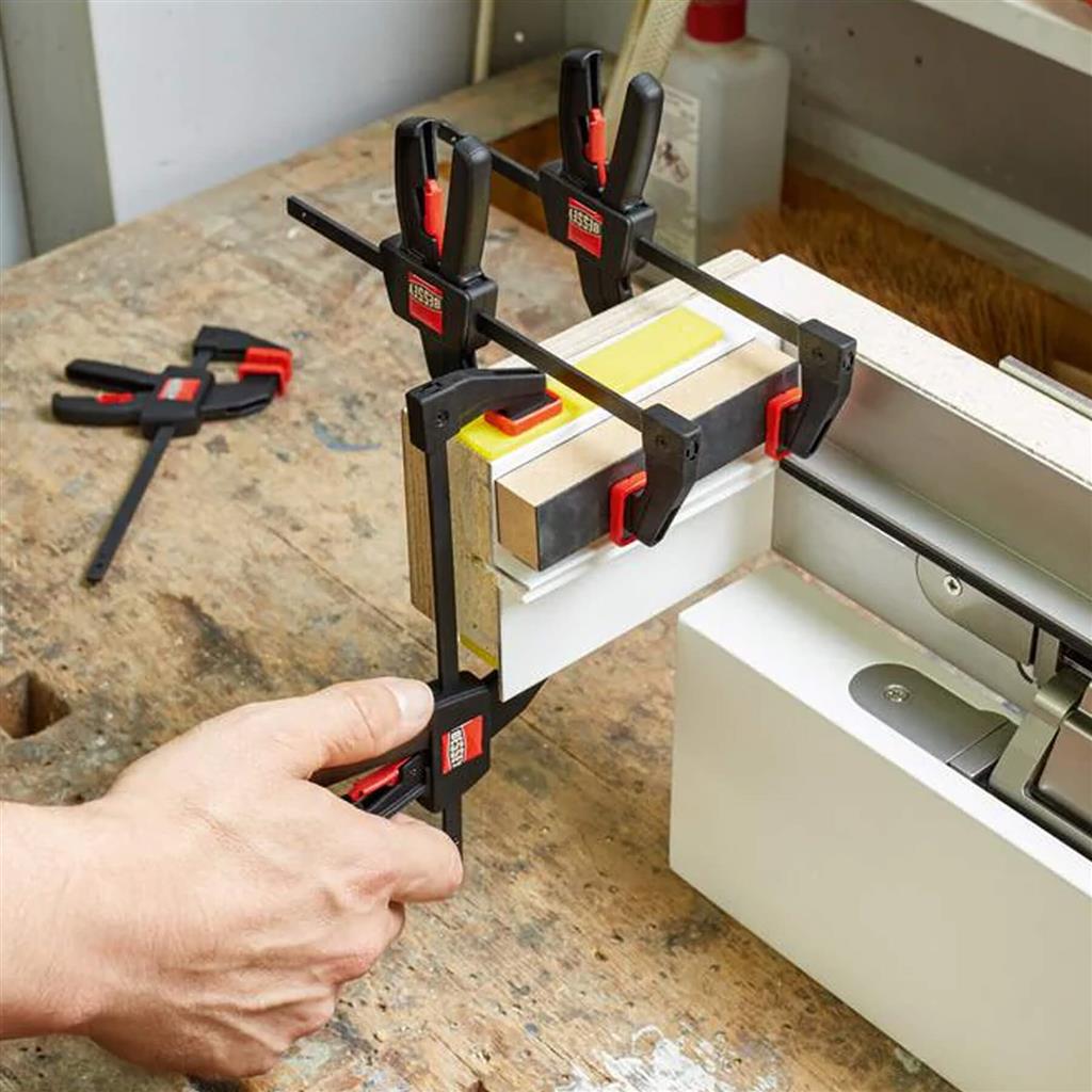 Bessey EHKMICRO 4-1/2 in. x 1-5/8 in. 40 lb. Clamping Force Micro EHK One Handed Trigger Clamp