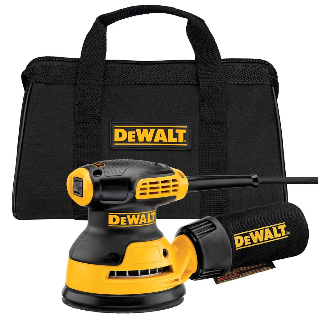 DEWALT DWE6421 3-Amp 5 in. Corded Single Speed Random Orbit Sander with Hook & Loop Pad