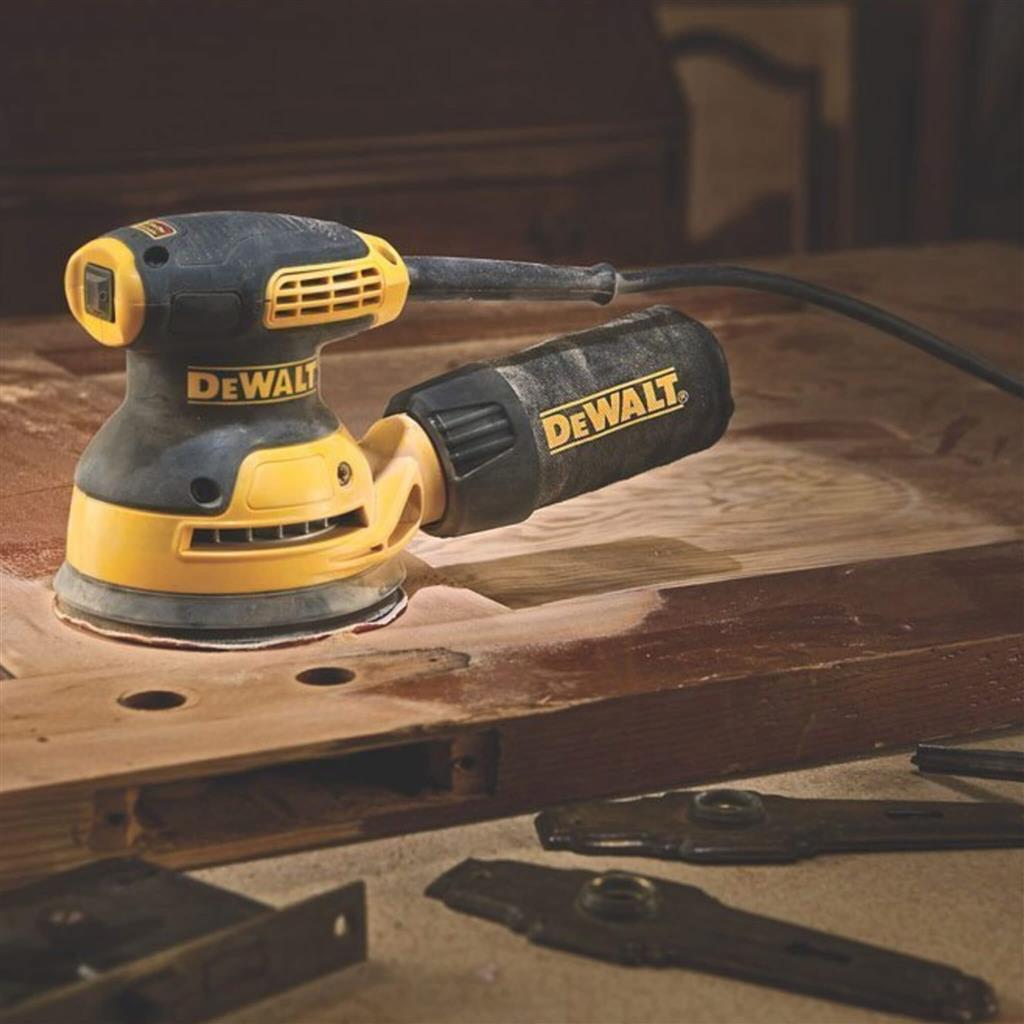 DEWALT DWE6421 3-Amp 5 in. Corded Single Speed Random Orbit Sander with Hook & Loop Pad