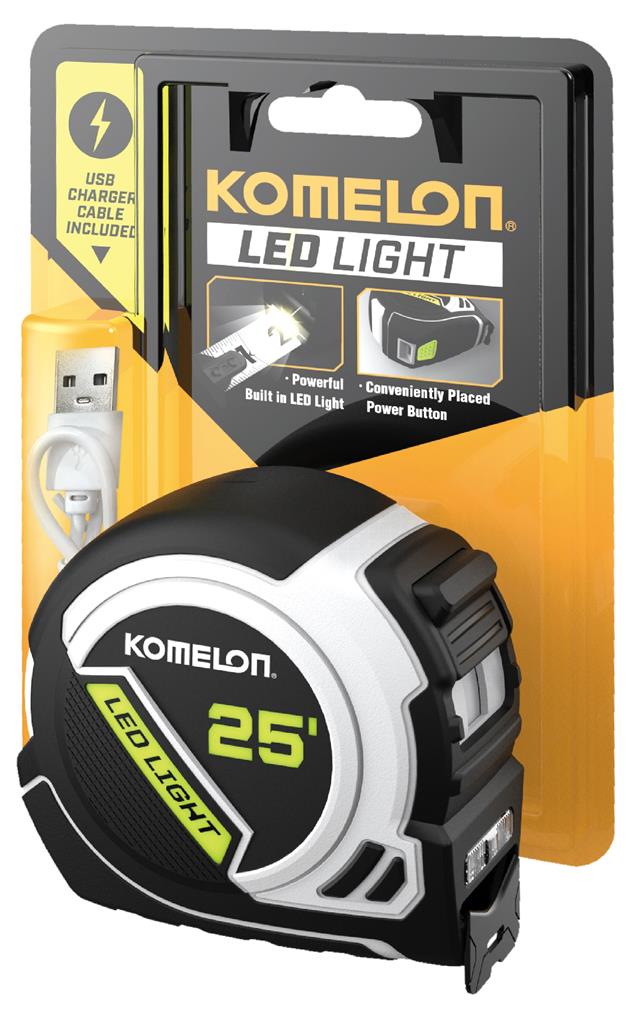Komelon LED Imperial 25ft. Tape Measure