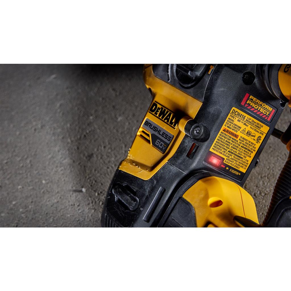 DEWALT DCH416X2 60VMAX FLEX SDS PLUS HAMMER KIT 1-1/4"6.0AH
