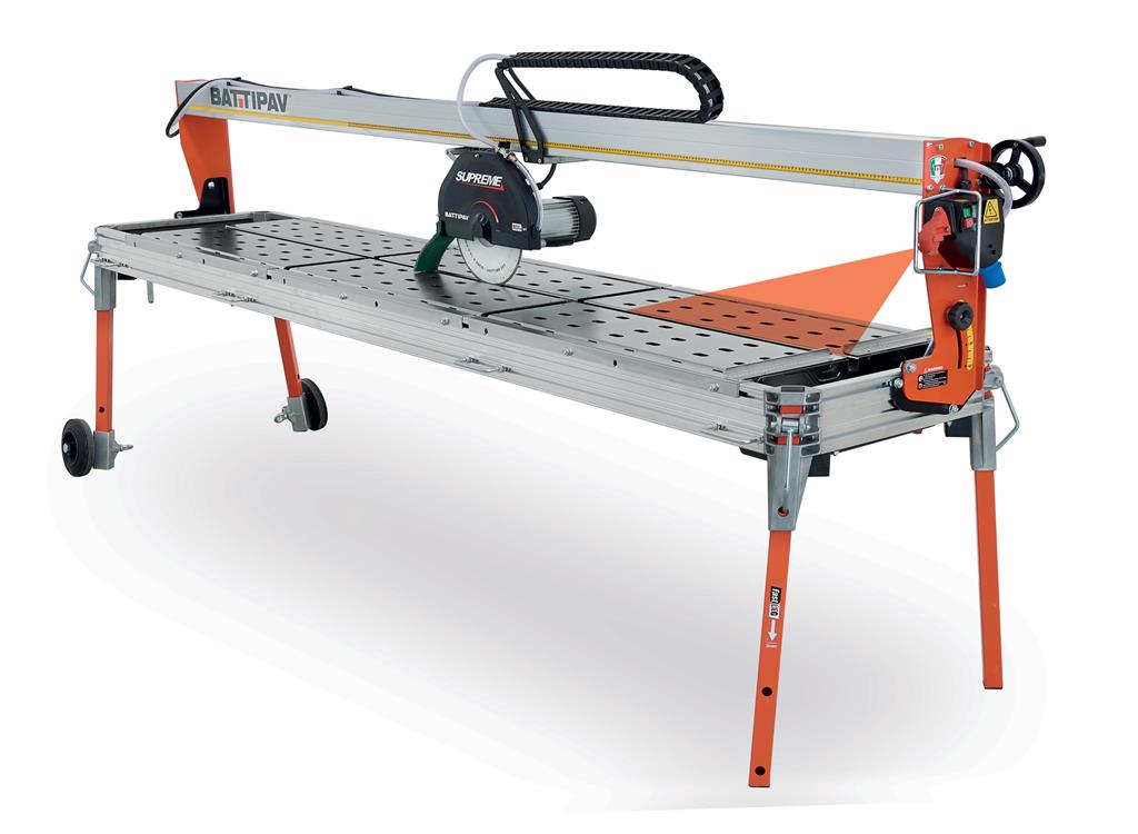 BATTIPAV 150S Supreme 12-in. Tile Rail Bridge Saw 