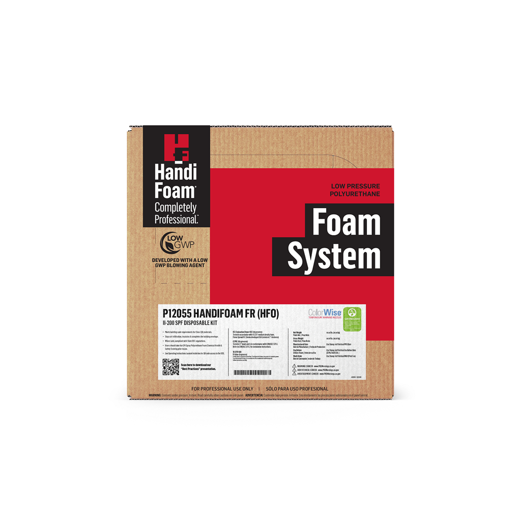 HandiFoam FR (HFO) P12055C II-200 Low Pressure Polyurethane Foam System SPF Disposable Kit