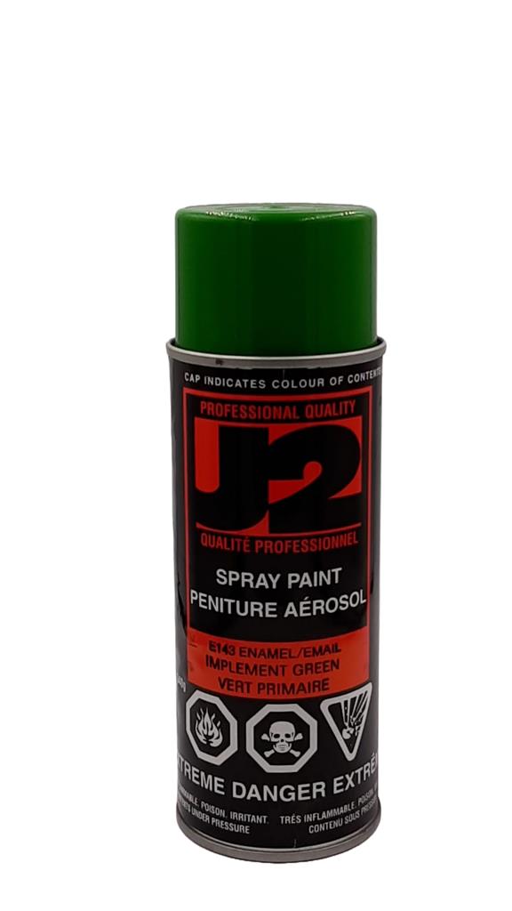 J2 E102 Implement Green Alkyd Enamel Spray Paint 340g