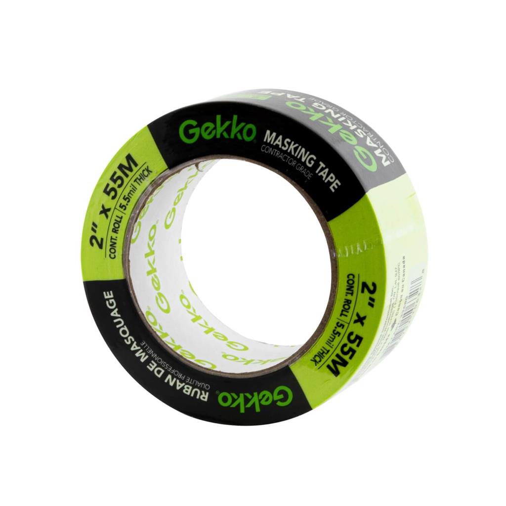 GEKKO 2 in. x 180 ft. UV Green Masking Painter's Tape