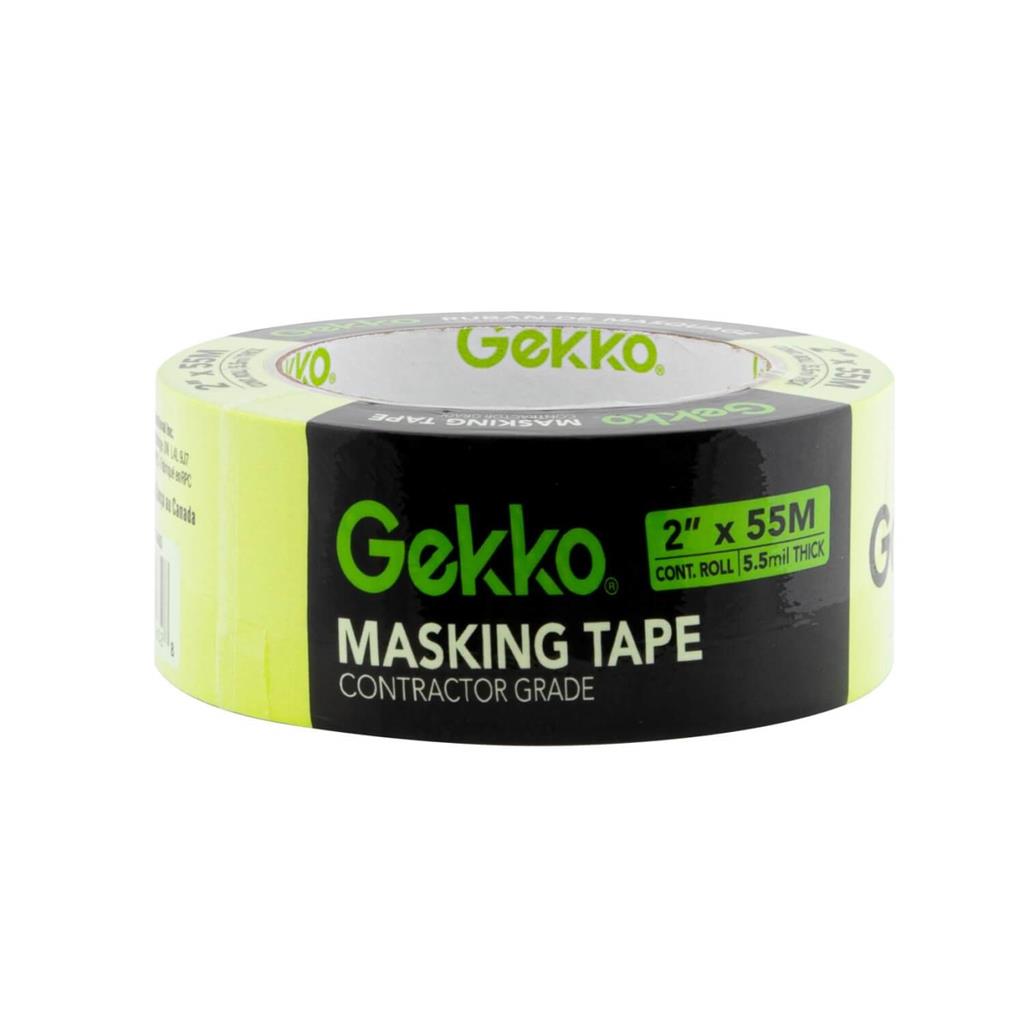 GEKKO 2 in. x 180 ft. UV Green Masking Painter's Tape