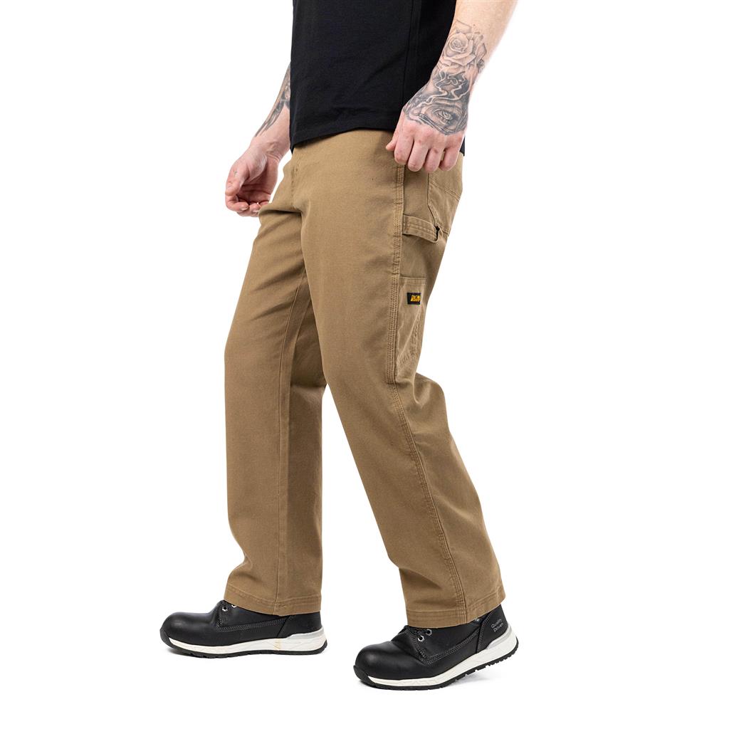 DuraDrive Carpenter 2.0 Flex-Pro Relaxed Fit Duck Canvas Men's Work Pants.