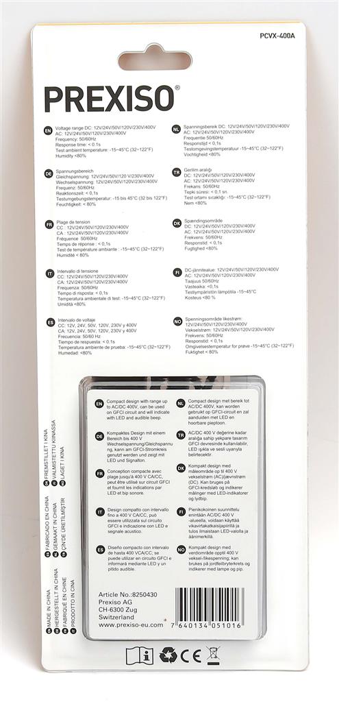 PREXISO PCVX-400A Contact Voltage Tester