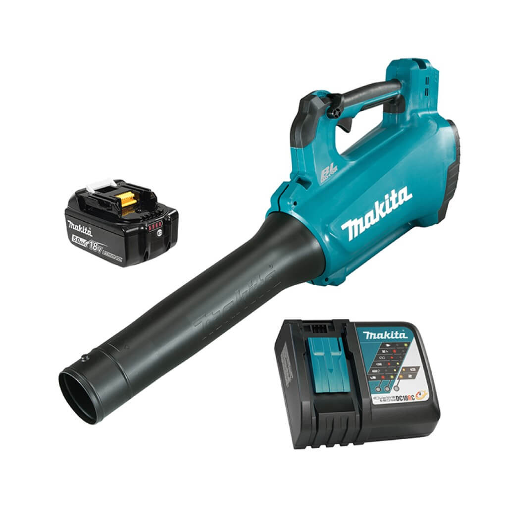 Makita DUB184RT 18-Volt Lithium Ion 5.0Ah Cordless Brushless Turbo Blower Kit