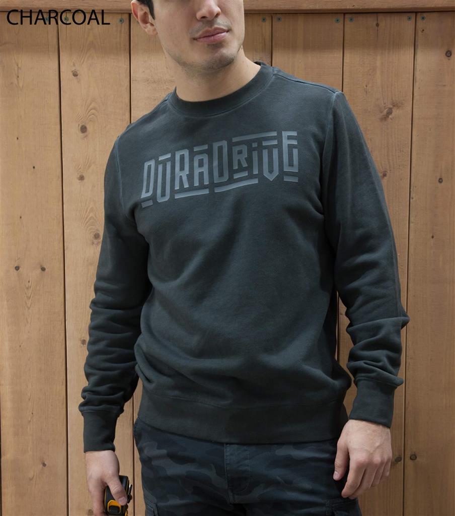 DURADRIVE Concrete Vintage Wash Sweatshirt with 3D Print