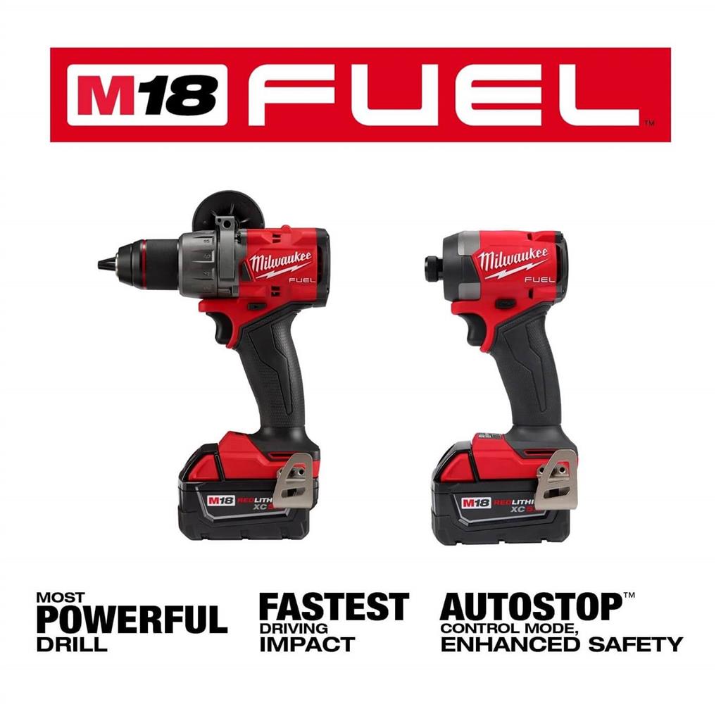 Milwaukee 3697-22 M18 Fuel 2-Tool Combo Kit Hammer/Impact