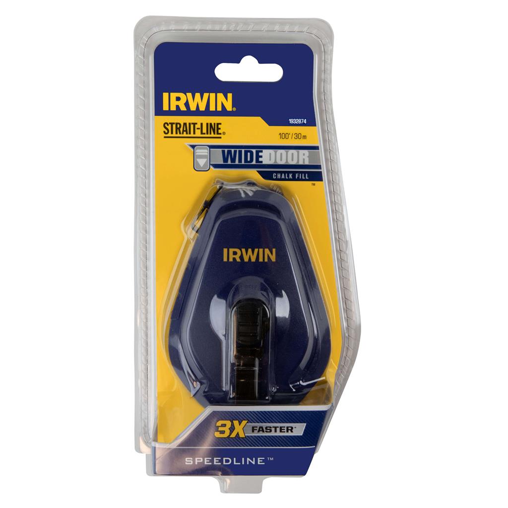 IRWIN 1932874 Chalk Reel 100 feet Speedline 3:1