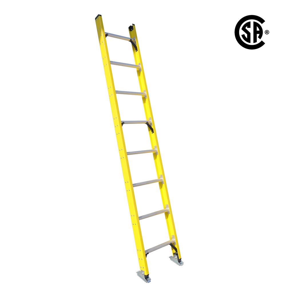 DURADRIVE F/G Single Straight Ladder 8-feet G1A