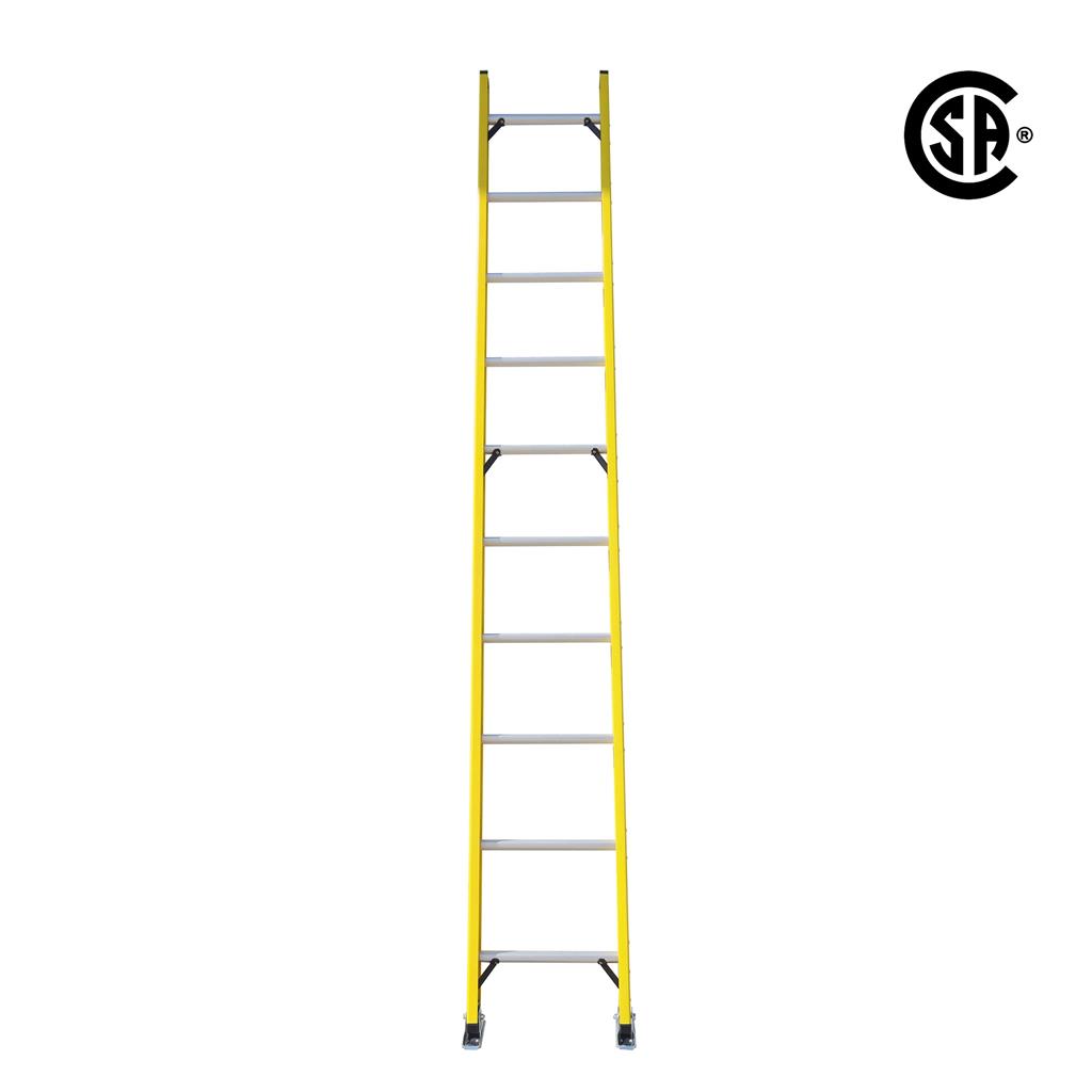 DURADRIVE F/G Single Straight Ladder 10-feet G1A