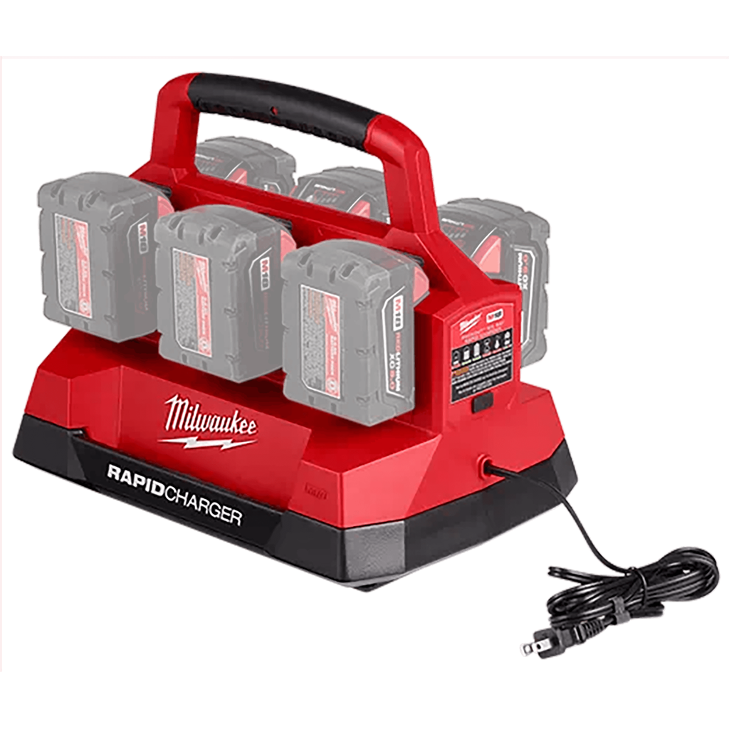 Milwaukee 48-59-1809 M18 Packout Six Bay Rapid Charger