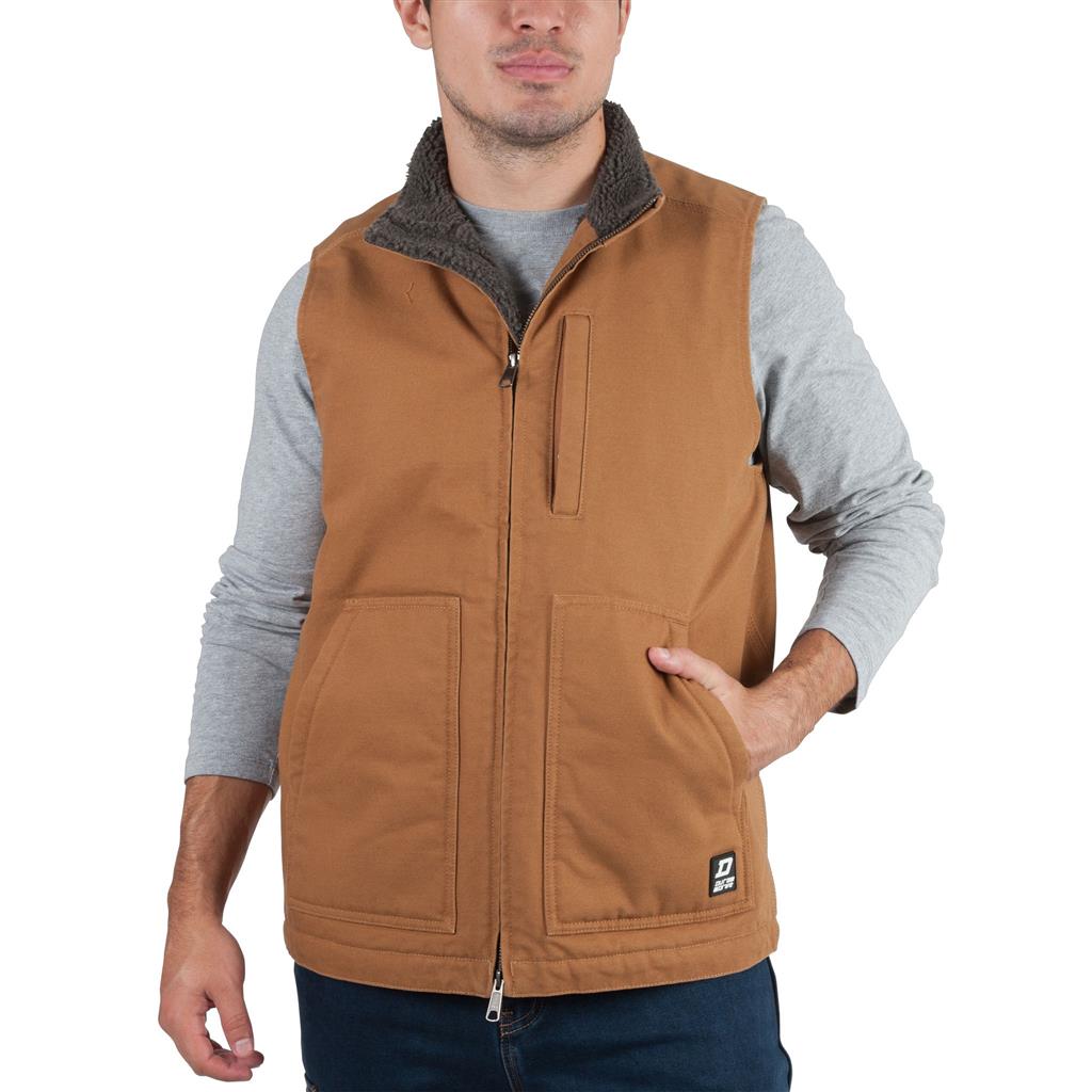 SHERPA Washed Duck Mock-Neck Vest