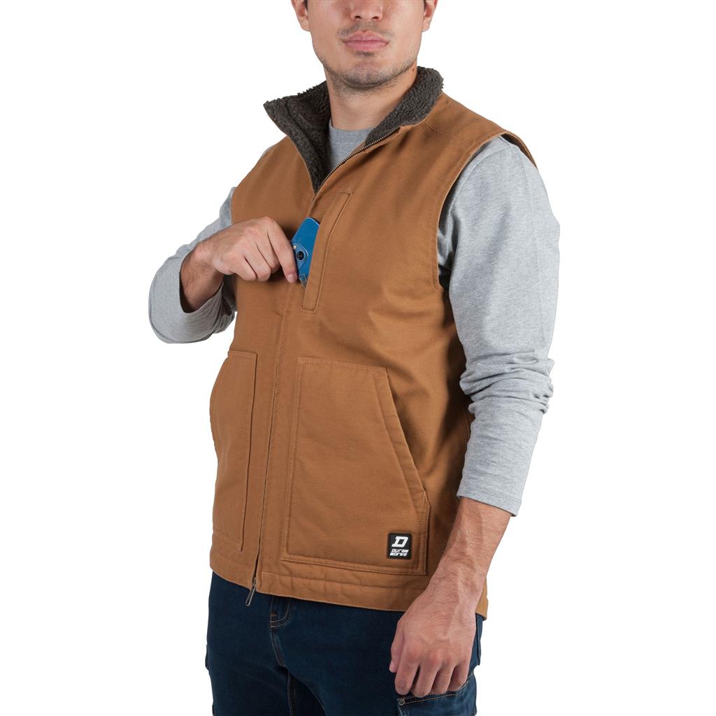 SHERPA Washed Duck Mock-Neck Vest