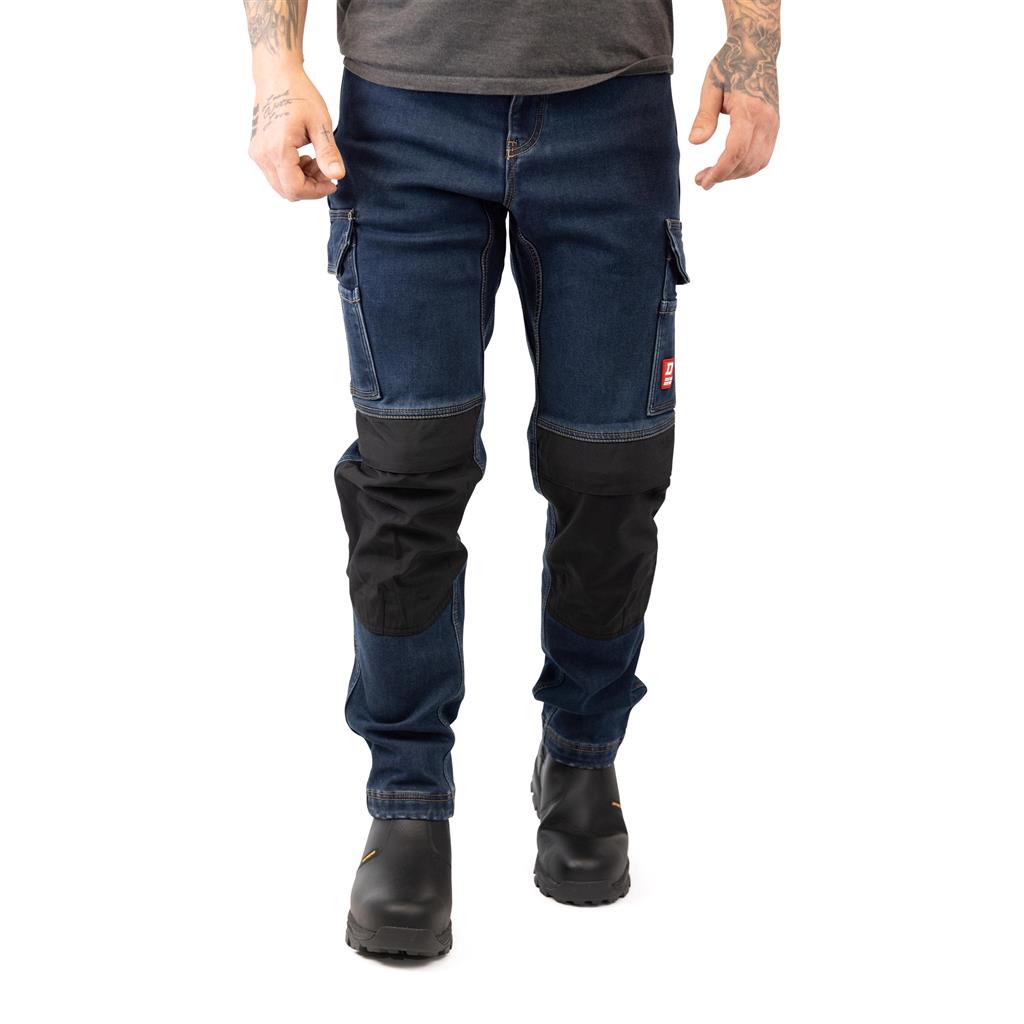 Maverick Fleece Lined Work Jeans With Knee-Pad Pockets