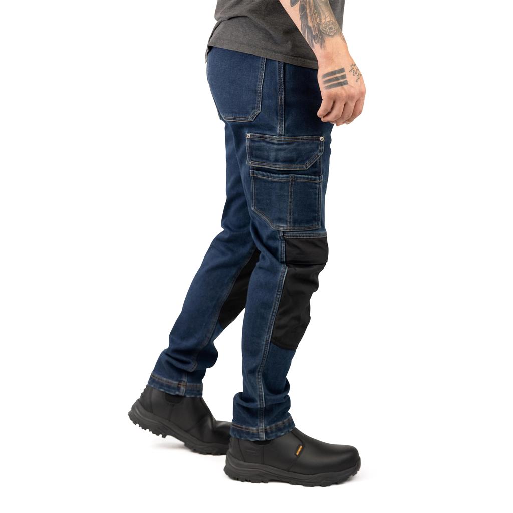 Maverick Fleece Lined Work Jeans With Knee-Pad Pockets