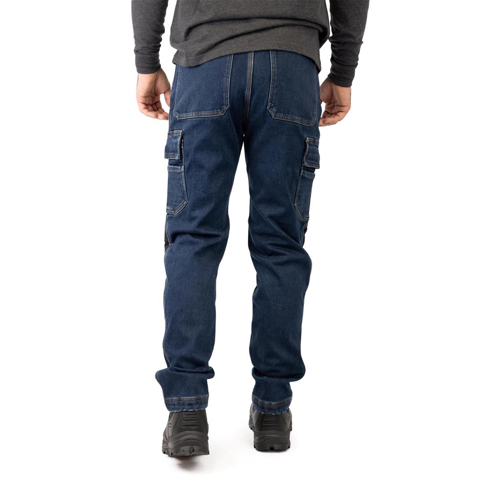 Maverick Fleece Lined Work Jeans With Knee-Pad Pockets