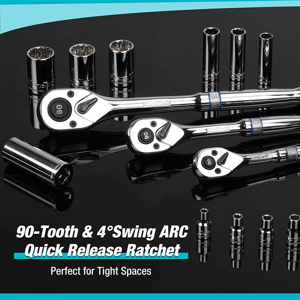 Duratech Dtmtss138 Socket Set 138Pc