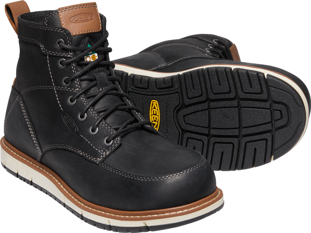 KEEN 1021335 CSA SAN JOSE 6" BOOTS - BLACK