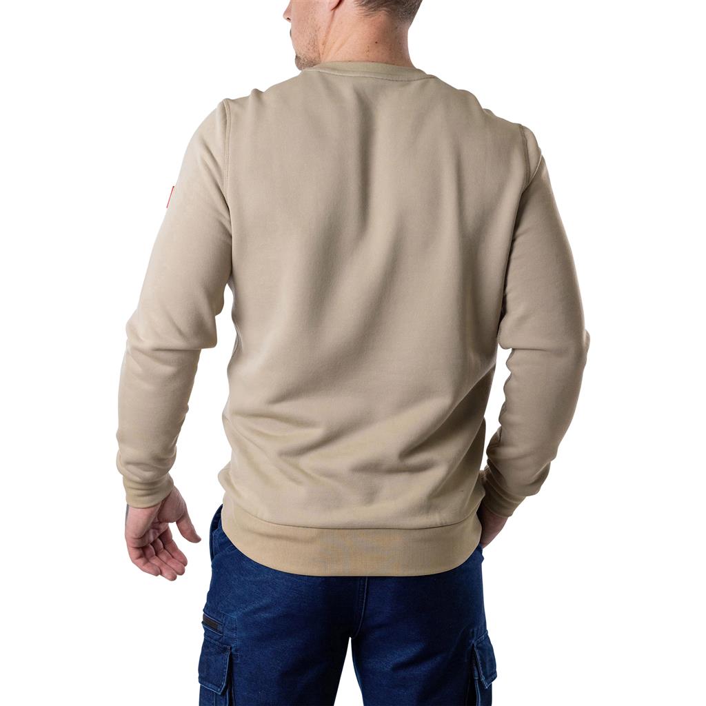 DuraDrive EDGE cotton-nylon stretch performance sweatshirt with a size zipper pocket