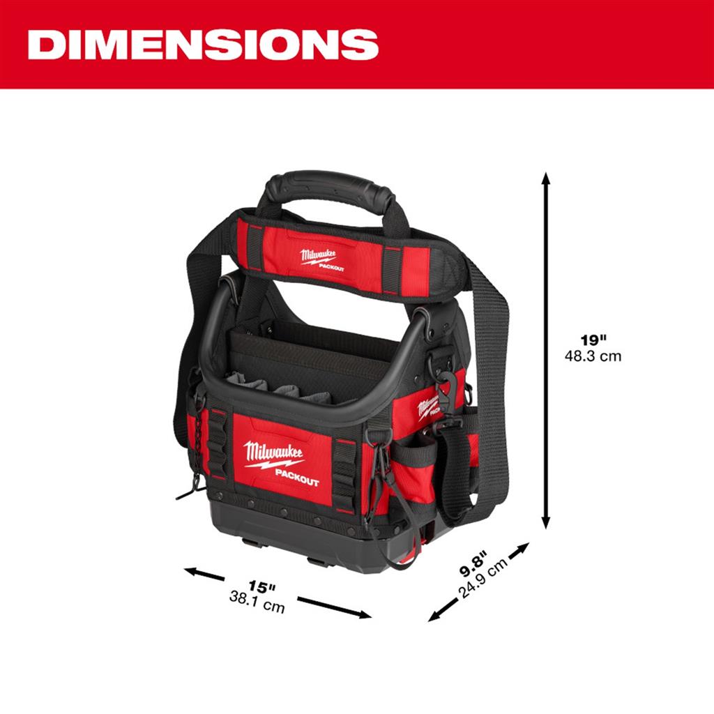 MILWAUKEE 48-22-8311 PACKOUT 10" Structured Tote