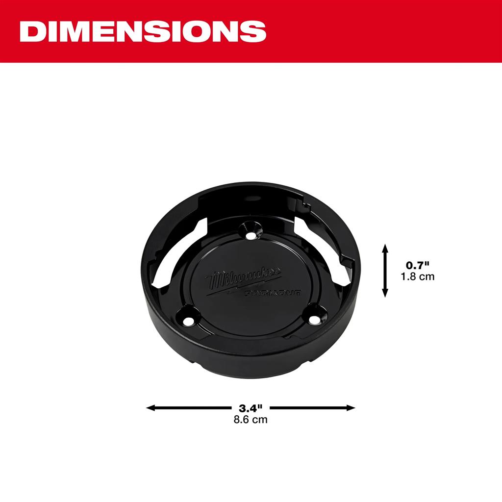 MILWAUKEE 48-22-8399 PACKOUT 3PC Packout Twist To Lock Mount