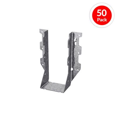 SIMPSON Strong-Tie LU28-2L Double 2 in. x 8 in. 20-Gauge G90 Galvanized Double-Shear Face-Mount Joist Hanger (50-Pack)