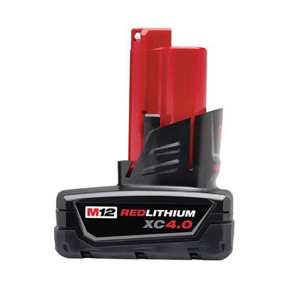 MILWAUKEE 48-11-2440 M12 REDLITHIUM BATTERY XC4.0AH