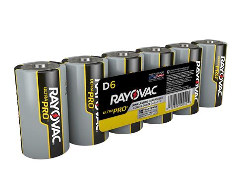 RAYOVAC ULTRA-PRO Alkaline D Battery (6-Pack)