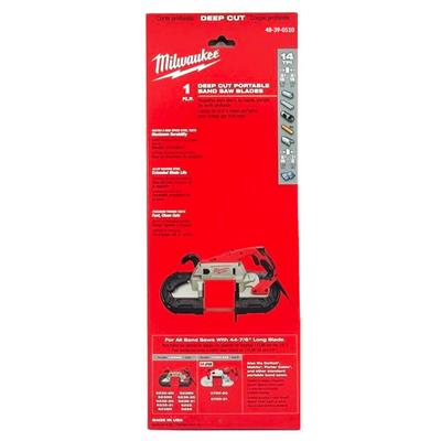 Milwaukee 48-39-0510 44-7/8 in. 14 TPI Thick Metal Band Saw Blade