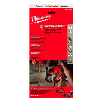 Milwaukee 48-39-0539 35-3/8 in. 24 TPI Thin Metal Band Saw Blade (3-Pack)