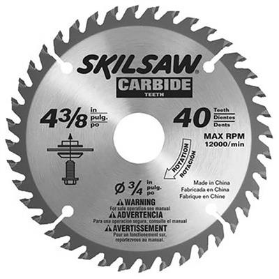 SKILSAW 75540 4-3/8 in. x 40 Tooth Carbide Flooring Blade