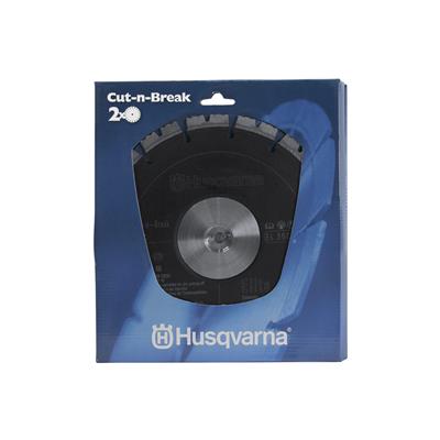 Husqvarna 597808001 9 in. Diamond Grit Segmented CUT-N-BREAK Wet Concrete Cutting Saw Blade Set for the Husqvarna K760 & K3000 Power Cutters (2-Pack)