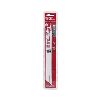 Milwaukee 48-00-5187 9 in. 14 TPI SAWZALL Standard Metal Reciprocating Saw Blade (5-Pack)