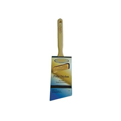 Toolway 2 in. Wood Handle Nylon/Polyester Fibre Angle Paint Brush