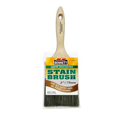 Bennett BNT75 3 in. Polyester Bristle Straight Paint Stain Brush