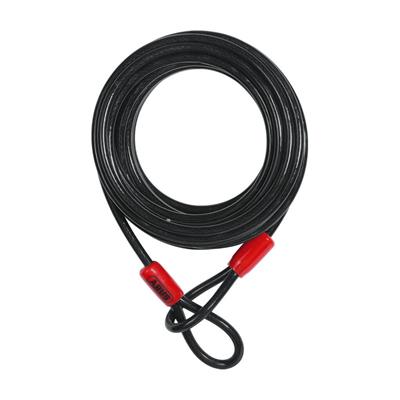 ABUS 10/1000 Cobra 3/8 in. x 32 ft. Black Flexible Security Loop Steel Cable