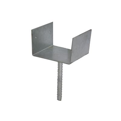 DuraDrive 4 in. x 4 in. Hot Dipped Galvanized Elevated Post Base Carport Bracket with Stem