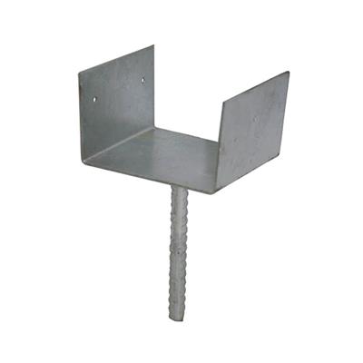 DuraDrive 6 in. x 6 in. Hot Dipped Galvanized Elevated Post Base Carport Bracket with Stem