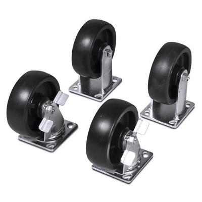 KNAACK 6 in. Caster Set (4-Piece)