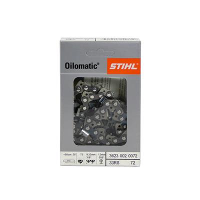 STIHL 3623 002 0072/33RS72E 0.375 in. x 0.050-Gauge 72 Drive Links Chainsaw Chain