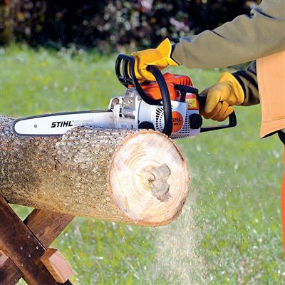 STIHL MS180C-BE 32cc 16 in. Lightweight Easy2Start Gasoline-Powered Compact Chainsaw